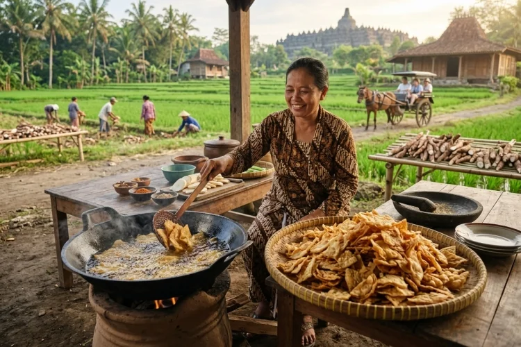 Slondok Candirejo, Camilan Tradisional Berbahan Singkong yang Renyah